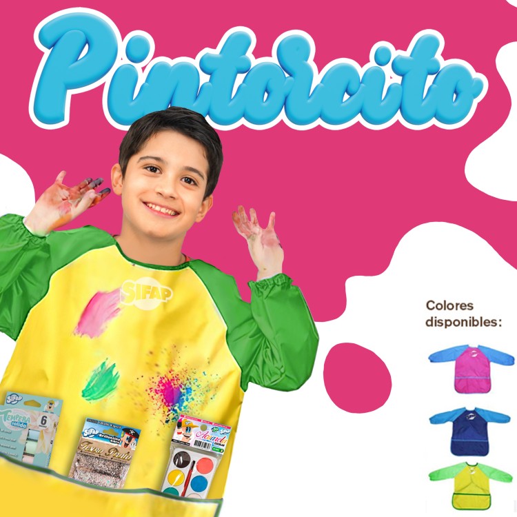 Delantal pintorcito (m)
