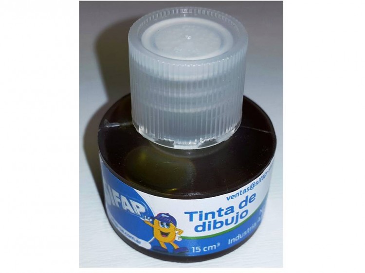 Tinta de dibujo color amarillo de 15cc